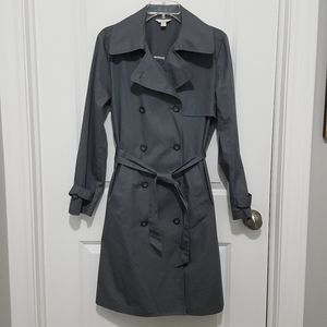 Trendy Garnet Hill Double-Breasted Trench Coat